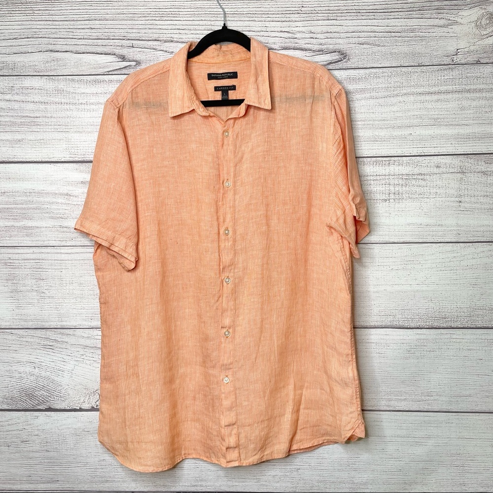 Banana Republic 100% linen shirt size L